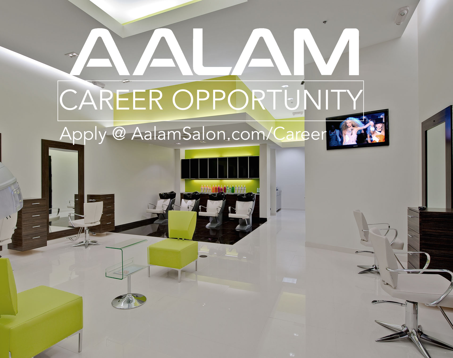 AALAM Employment Career Opportunity Now Hiring Experienced Hairdresser