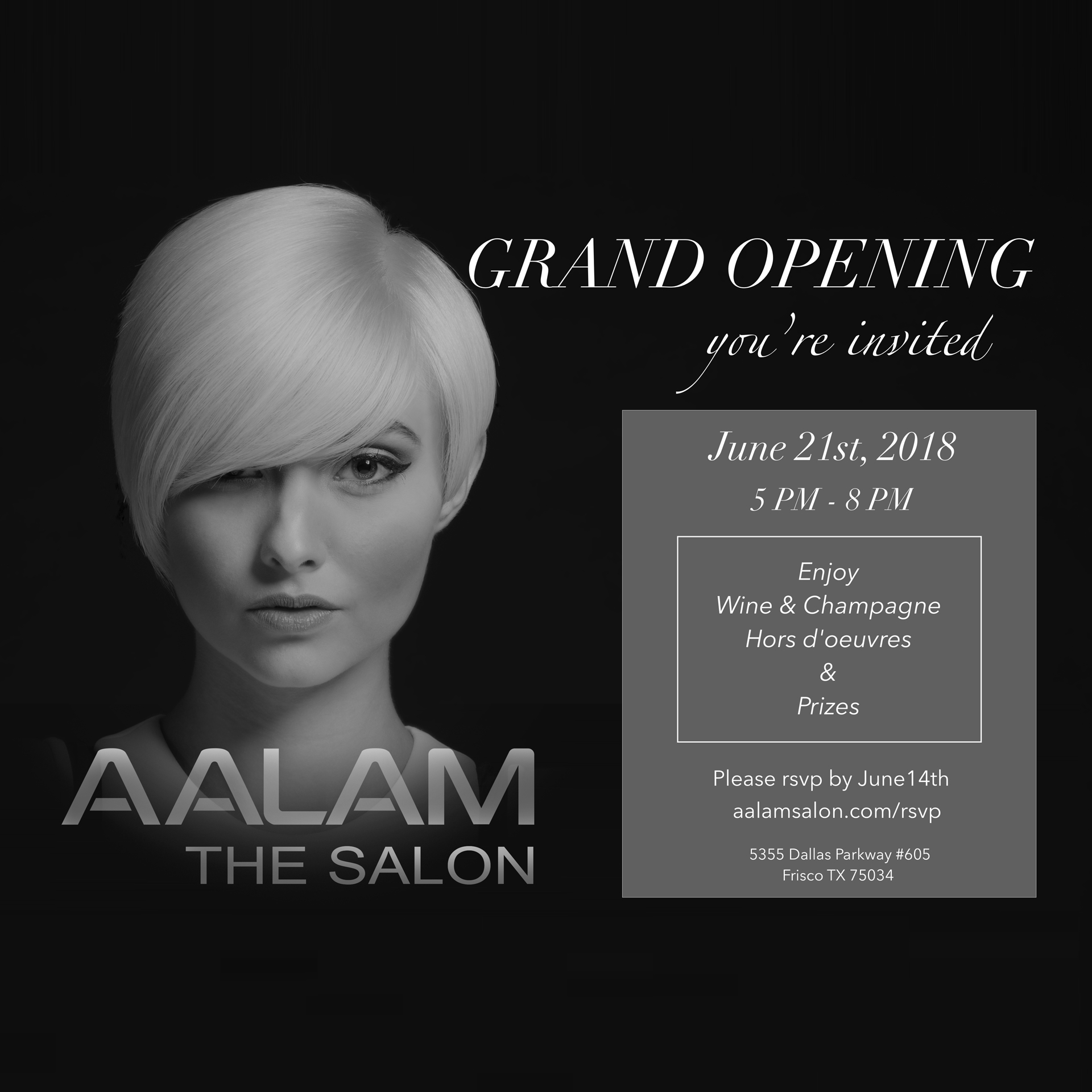 1 AALAM The Salon Frisco TX Grand Opening Plano Frisco Dallas Best hair Salon Top Hairdressers Upscale High End hair salon Allen McKinney Addison TX DFW Best Hair Colorist Stylist AALAM The Salon